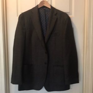 NWOT Mens sport coat by Jos A Bank. Beautiful brown and black-size 42 regular